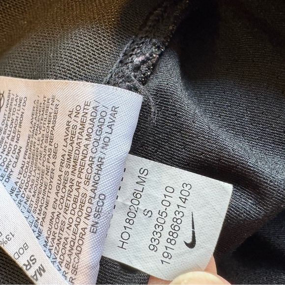 Nike Pro Hyperwarm Women's S Waffle Gray/Black Running Training Gym Legging L28 - Picture 9 of 11